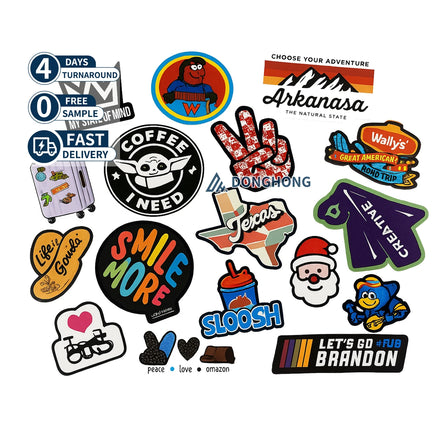 UV Custom Printing UV-Resistant Weatherproof Personalized PVC Vinyl Stickers for Outdoor Waterproof Stickers