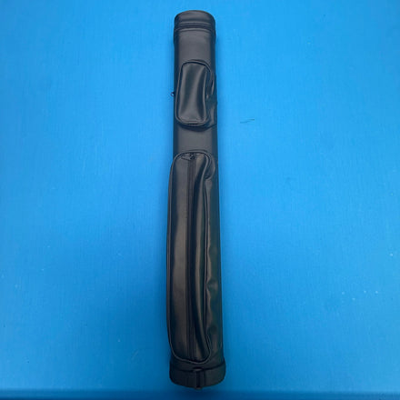 Pool Cue Case 4-Hole Hard Case for 2-Piece Cues 2x2 All Black