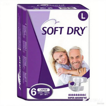 Ultra- Thick Biodegradable Disposable Adult Hospital Diaper Economical Magic Tape with Cloth-like Breathable Back-sheet
