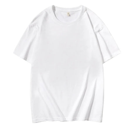 Oem customized 180g advertising culture shirt short sleeved work clothes solid color mens cotton loose short sleeved mens tshirt