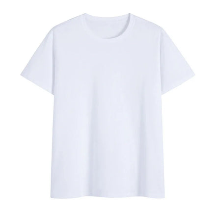 Oem customized short sleeved round neck tshirt blank advertising shirt can be printed with pictures short sleeved mens tshirt