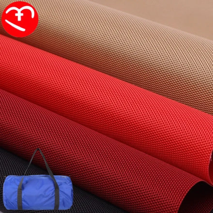 Factory Stock 1680d Nylon Double-ply Fabric Twisted Yarn PU Coated Waterproof Wear-Resistant Oxford Cloth for Luggage Shoes Bags