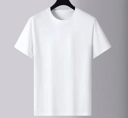 Oem customized cotton short sleeved tshirt with logo print bottoming shirt loose type youth same style men tshirt