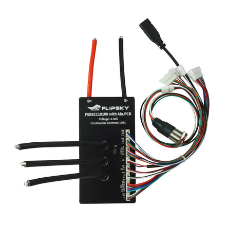 Flipsky FSESC 110100 High Voltage 110V 100A With Aluminum PCB ESC Based on VESC for Fighting Robot Surfboard AGV Robot