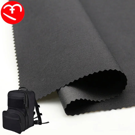 Black Flame Retardant 500D Nylon 66 Cordura Oxford Fabric Waterproof Tear-Resistant PU Coated High Strength Durable for Uniform