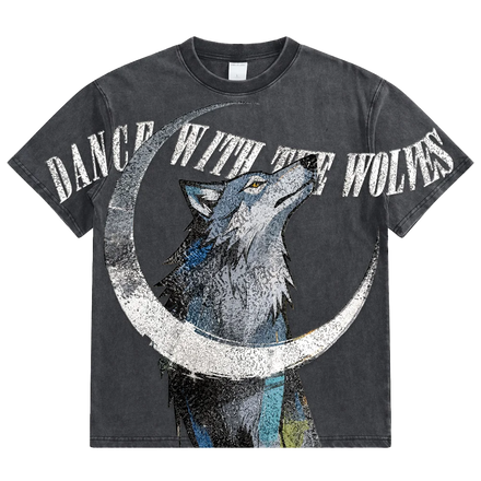 Men's Vintage T-Shirt Manufacturer's Acid Wash Black Sun Fade Short Sleeve 100% Cotton Oversized Drop Shoulder Streetwear