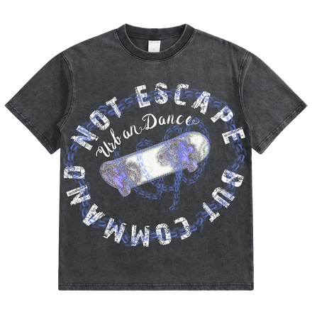 Men's 100% Cotton 280gsm Heavyweight Sun Faded Wash Oversized Streetwear Tshirt Vintage Drop Shoulder Design