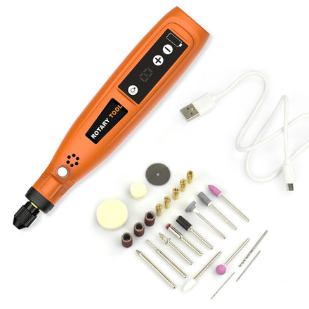 Electric Grinding Pen 5Speed Variable Mini Rotary Tool USB Rechargeable Engraving Polishing Carving Drill Accessories Set