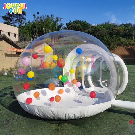 JOYFUL FUN Transparent Inflatable Bubble Tent House Bubble Tent