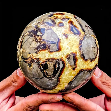 Factory Wholesale Bulk Natural Septarium Sphere Polished Crystal Crafts Septarian Crystal Ball for Decoration