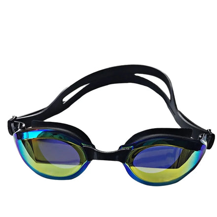 Factory Swimming Glasses Fashion Electroplating Silicone Adult Swim Goggles Anti-Fog Swimming Pool
