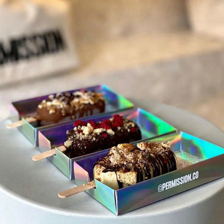 Eco Friendly Bakery Packaging Sushi Box Takeaway Luxury Cake Donuts Ice Cream Pastry Cookie Brownie Paper Packing Boxes Tray