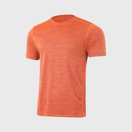 Oem customized men's short sleeve dry sports round neck t shirt loose cool sports running gym exercise t shirt tops