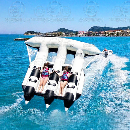 Water Sports Banana Boat Inflatable Flying Fish Towable Tube/ Flyfish Ride Boat