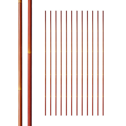 High Quality Pure Carbon Fiber Arrows for Hunting Shooting Steel Points Plastic Feathers ID 3.2mm/4.2mm/6.2mm Bamboo Print Shaft
