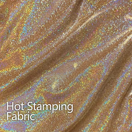 Wholesale Price Shiny Polyester Fabric Roll Dress Fabric Free Sample Hot Stamping Printed Polyester Fabric