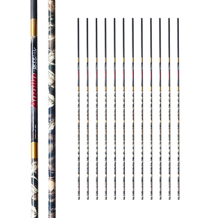 Factory Wholesale Pure Carbon Fiber Arrows Straightness 0.001 0.003 0.006 ID 4.2mm 6.2mm Camo Print Shaft Recurve Archery Steel