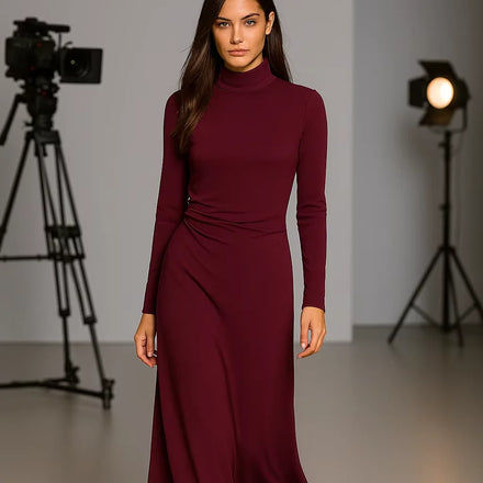 YXD061 Dress Winter Modest Fashion Customizable Eid Factory Price Tiktok Ig Hot-selling Full-Length Breathable Unique Wholesale