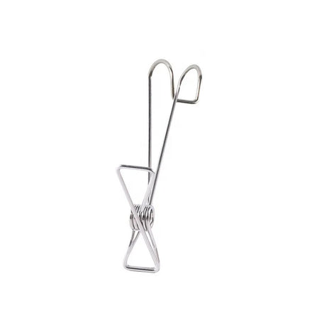 304 Stainless Steel Chrome Plated Industrial Style Durable Multipurpose Long Tail Wire Clothes Display Hook for Clothing Store