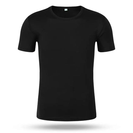 Oem customized european sized polyester plain short sleeved t shirt for promotional purposes plus size t shirt