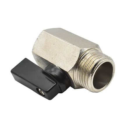 Mini Brass Ball Valve Short Shank 1/8 1/4 3/8 1/2 Internal/External BSP Male/Female Manual Water Nickel-plated Copper Valve