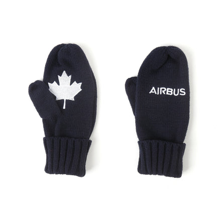 Wholesale Custom Embroidery Gloves Adult Winter Ski Knitted Design Mitten Gloves