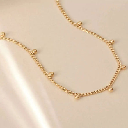 Women's Tarnish-Free 18k Gold Plated Snake Bone Link Chain Necklace Dainty Stainless Steel Simple Clavicle Jewelry Trendy Style