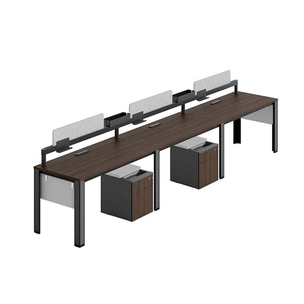 Coworking Spaces Office Table Workstation Modular 4 6 Seater People Desk Open Staff Workstations for Office Furniture