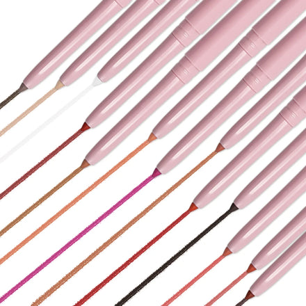 Vegen Custom logo High Quality Lip Liner pink Twist up Dark Brown Lip Liner Long Lasting Twist up Long Wear Lip Liner
