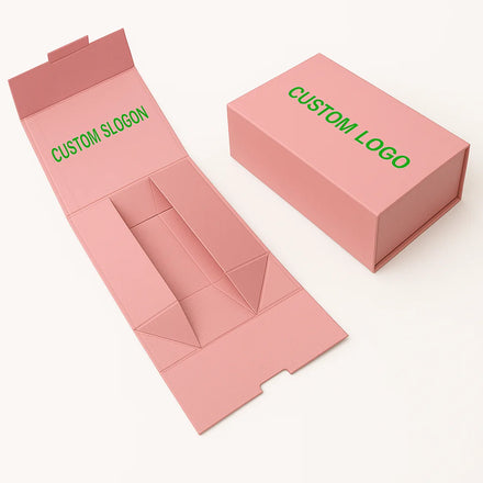 Eco-Friendly Folding Rigid Box with Adhesive Glue | Custom Logo Packaging