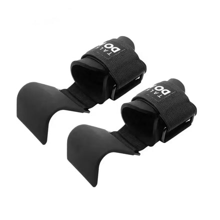 Heavy Duty Pull Ups Deadlift Weight Lifting Hooks with Wrist Straps
