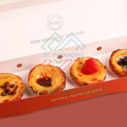 Eco Friendly Wholesale Paper Box Bakery Packaging Box Donuts Cupcakes Crepes Egg Tarts for Cookies Chocolates for Sushi Hotdog