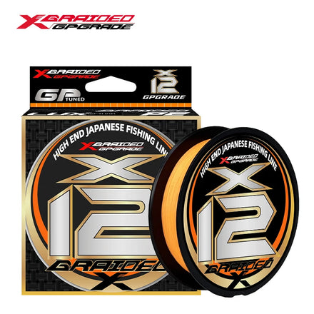 New YGK-X12 150M 350M 550M Multifilament PE Braided Fishing Line Salt Water Freshwater Fishing Tackle Floating Buoyancy for Lake