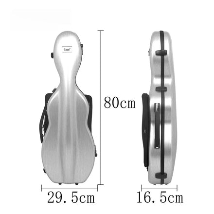 JELO 4/4 Ultra-Light Waterproof Polished Violin Strap Rechargeable Battery Lock Free Control Carbon Fiber Reinforced Plastic