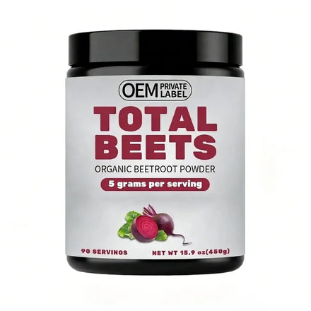 Private Label Beet Root Powder for Smoothies Baking & Juice Raw Beetroot Superfood & Natural Red Food Coloring