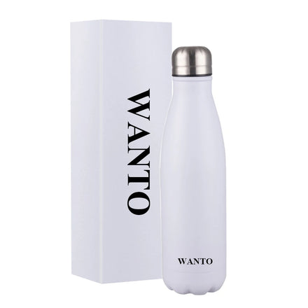 17oz Double Wall Stainless Steel Vacuum Insulated Cola Shape Fitness Thermos Outdoor Sports Water Bottle for Drinkware