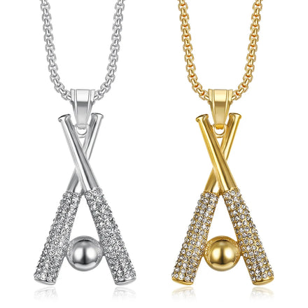 Wholesale of High-end Stainless Steel Diamond-encrusted Pendants Jewelry Couple Accessories and Necklaces