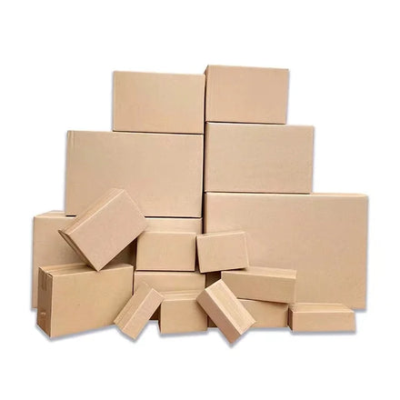 Large Quantity Ready-made Corrugated Cartons for Transportation Customized Packaging UV Coating Recyclable Foldable Boxes Handle