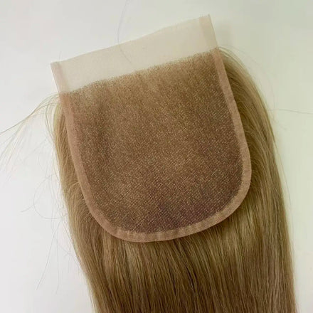 Ready to Ship Mesh Integration System Colored Lace Closure 5x5 3x5 6x6 Raw European Human Hair Transparent Lace Closure