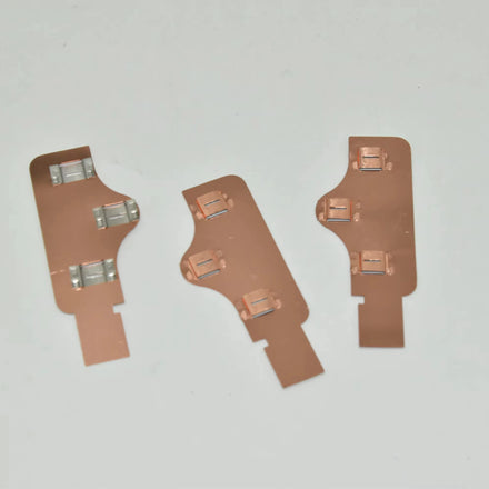 WELLGO Brand Factory Customized 1*3P 21700 Pure Copper Nickel-Plated Flexible Busbars for Copper Electrical Busbar