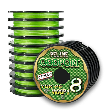 1000m 8 Strand 10x100M Smooth Braid Multifilament Braided Wire Fishing Line Green White PE Floating High Strength River Use
