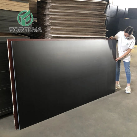 1220*2440 18mm Thickness E1 First-Class Grade Black Film Faced Plywood for Construction Use with Great Price