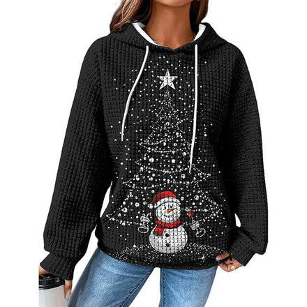 2025 European and American Cross - Border Foreign Trade Women's Hoodie 3D Digital Printed Hooded Sweatshirt