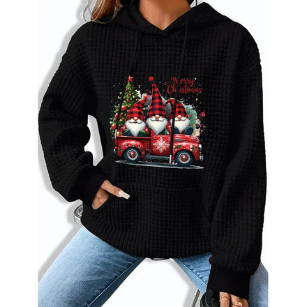 2025 European and American Cross - Border Foreign Trade Women's Hoodie 3D Digital Printed Hooded Sweatshirt