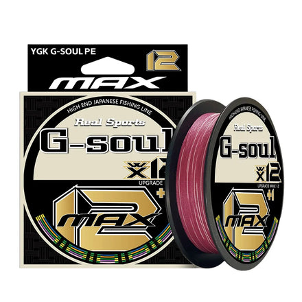 MAX YGK-G Soul 12 PE Multifilament Saltwater Fishing Line 100M 150M 200M Braided Wire Braid Main Fish Line for Lake River