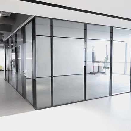 Factory Manufacturer Soundproof Glass Wall Partition Demountable Office Office Partition
