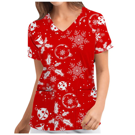 2025 New Summer Women's Casual Comfortable Ethnic Style Short-sleeve Printed T-shirt Fashion T-shirt