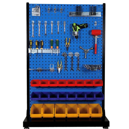 Supermarket Hardware Tool Display Rack Pegboard Stand with Hooks