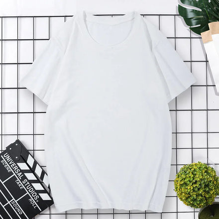 Oem customized cotton tshirt cvc round neck pullover loose casual loose tshirt mens advertising shirt cultural shirt