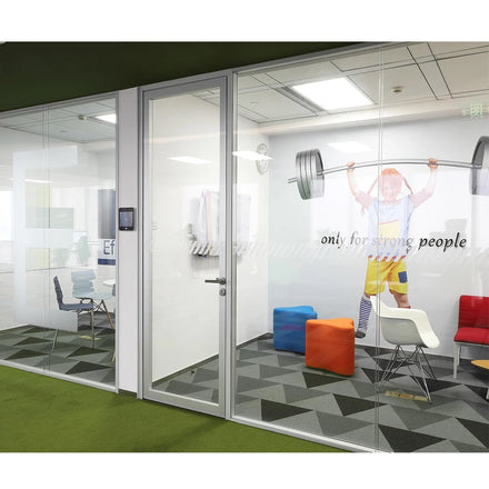 Custom Size Frameless Aluminum & Soundproof Tempered Glass Partition Acoustic Wall for Office & Hospital Dividers